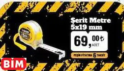 SGS ŞERİT METRE 5X19 MM